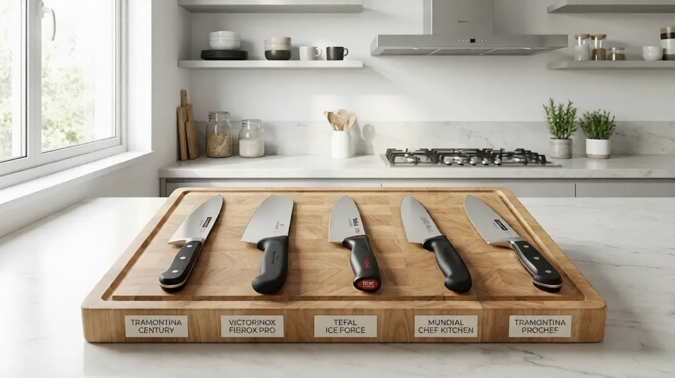 Facas do chef: 5 modelos para cortar melhor na cozinha