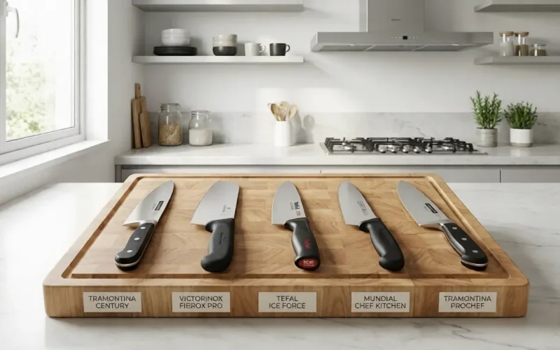 Facas do chef: 5 modelos para cortar melhor na cozinha
